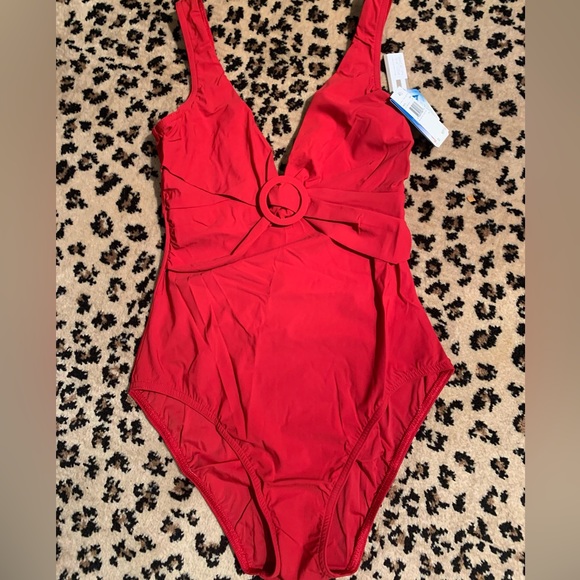 Karla Colletto Buckle Surplice Slimming Underwire One Piece - Picture 2 of 4